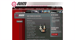 Desktop Screenshot of aimpartsonline.com